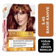 L'Oréal Paris Excellence Saç Boyası 5.45 Bakır Kahve