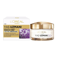 Loreal Yaş Uzmanı 50+ Kırışıklık Karşıtı Yenileyici Krem 50 ML