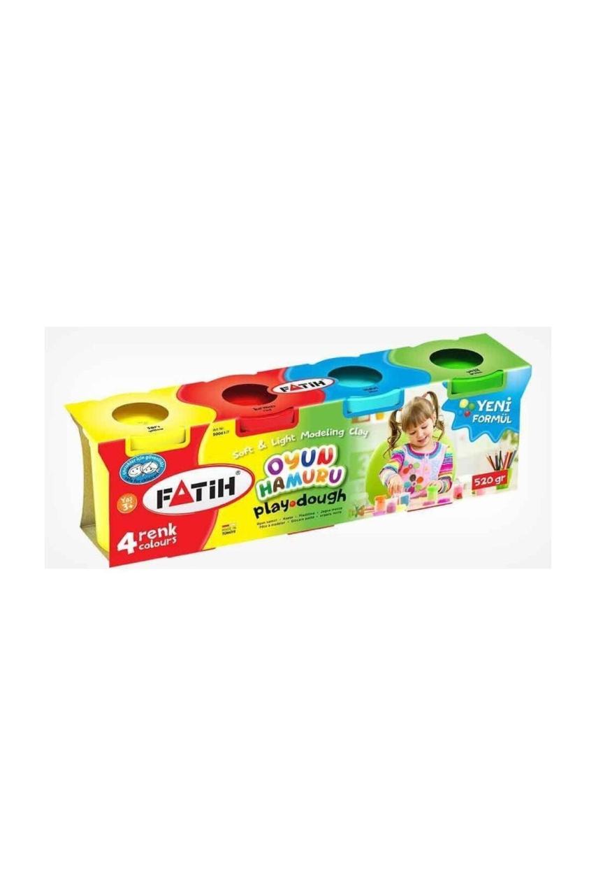 Fatih Oyun Hamuru 4 Renk 4x130 520 Gr