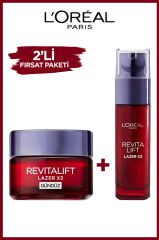 Revitalift Laser X3 Ailesi Cilt Serumu 30 ml+Gündüz Kremi 50 ml