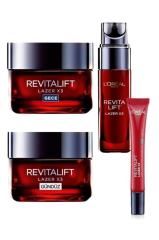 Revitalift Laser X3 4 Lü Cilt Bakım Seti(Gece+Gündüz+Göz Kremi+Serum)