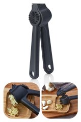 4'lü Mutfak Gereçi 3’ü 1 Arada Servis Seti, Spiral Çırpıcı, Izgara Maşası, Sarımsak Ezici