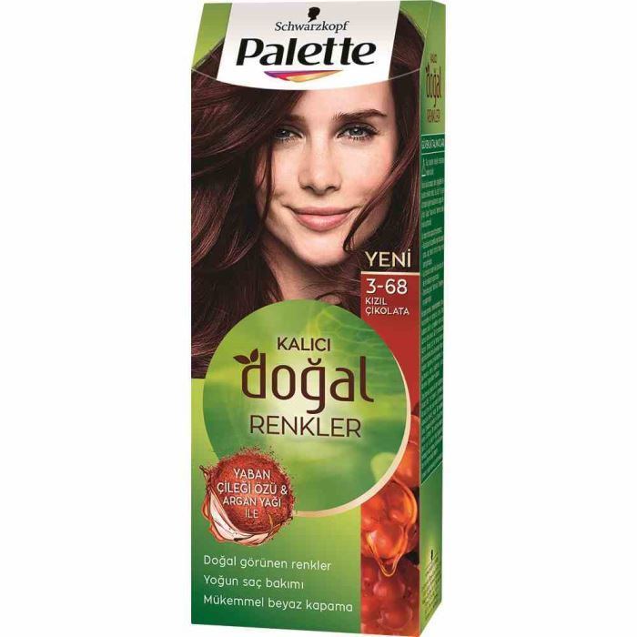 Palette Saç Boyası Kalıcı Doğal Renkler 3-68 Kızıl Çikolata