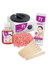 Ağda Seti Makina Pudralı Granül Ağda 125ml Yağ 2mt Bez