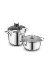 Korkmaz A171 Alia 4 Parça Düdüklü Tencere Seti