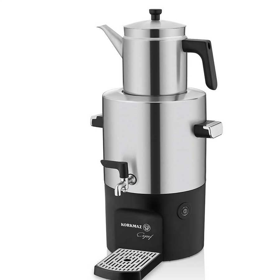 Korkmaz Çayşef Inox/Satin Semaver A841