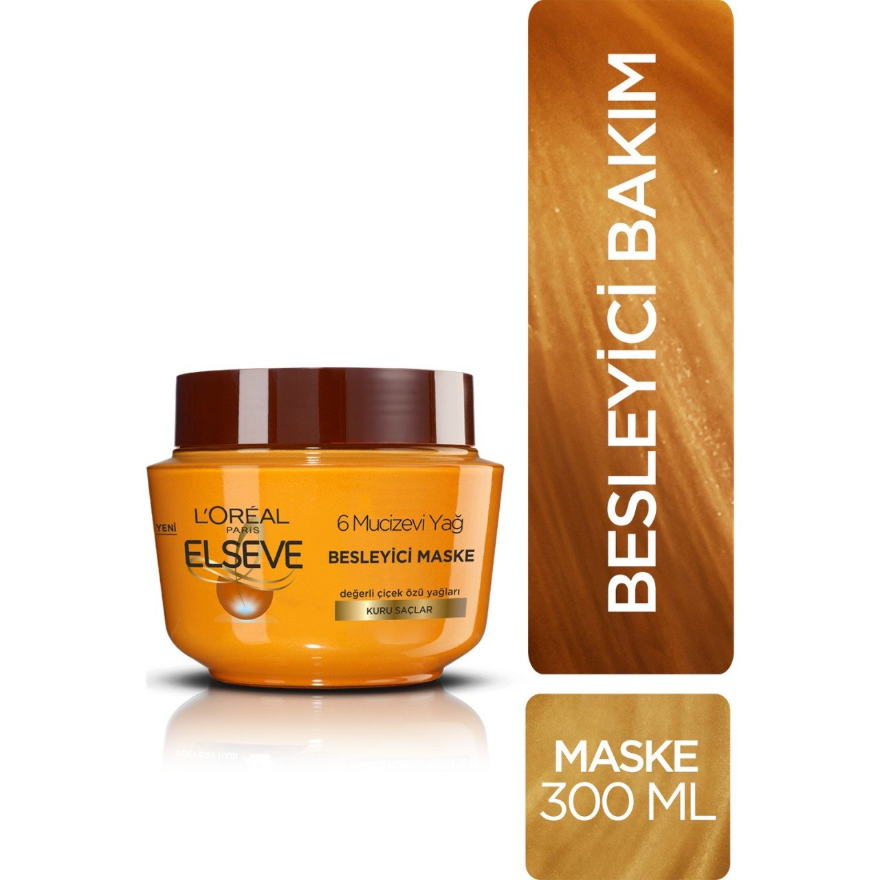 L'Oréal Paris Elseve 6 Mucizevi Yağ Besleyici Maske 300 ml