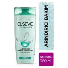 L'Oréal Paris Elseve 3 Mucizevi Kil Ağırlaştırmayan Şampuan  360 ml