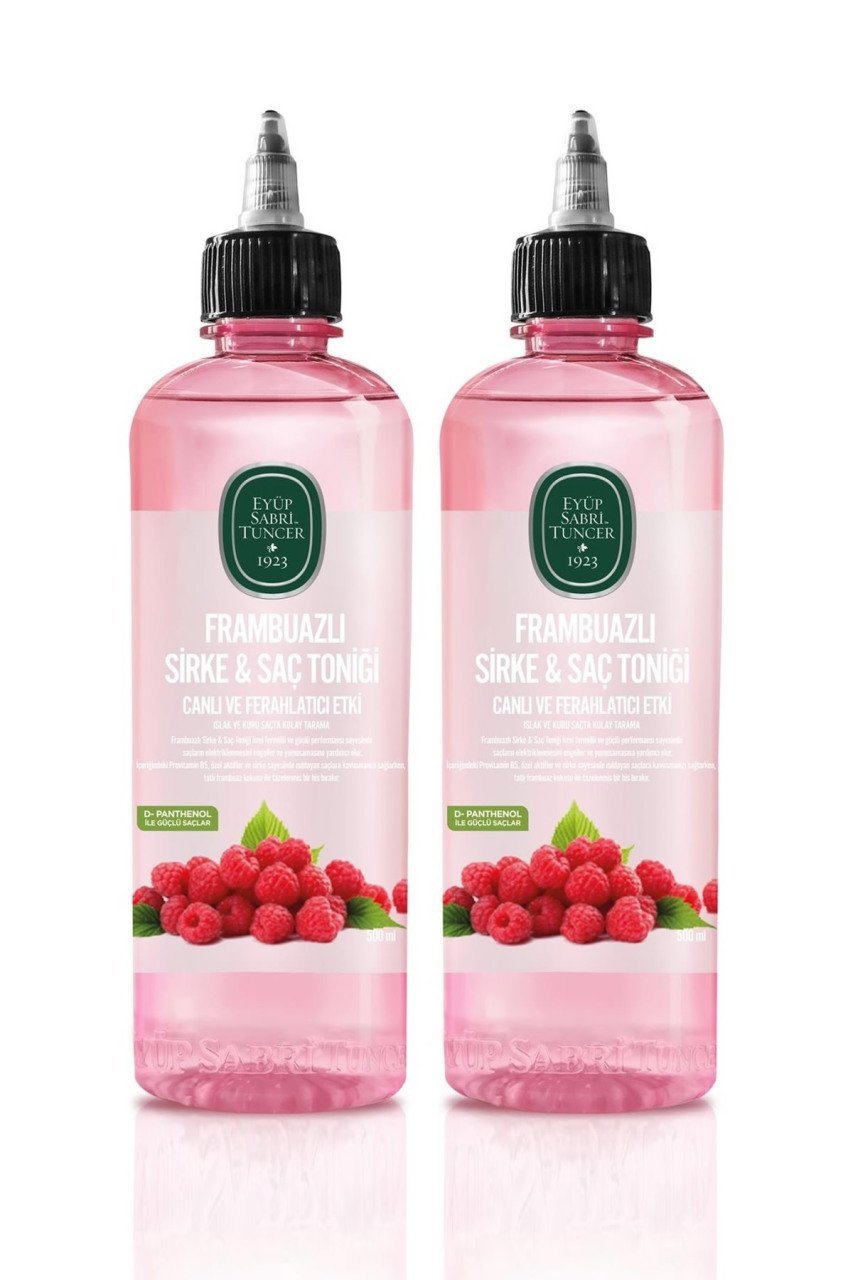 Eyüp Sabri Tuncer Frambuazlı Sirke & Saç Toniği 500ml 2'li Set