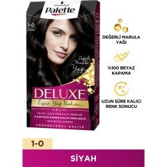 Palette Deluxe 1-0 SİYAH Saç boyası