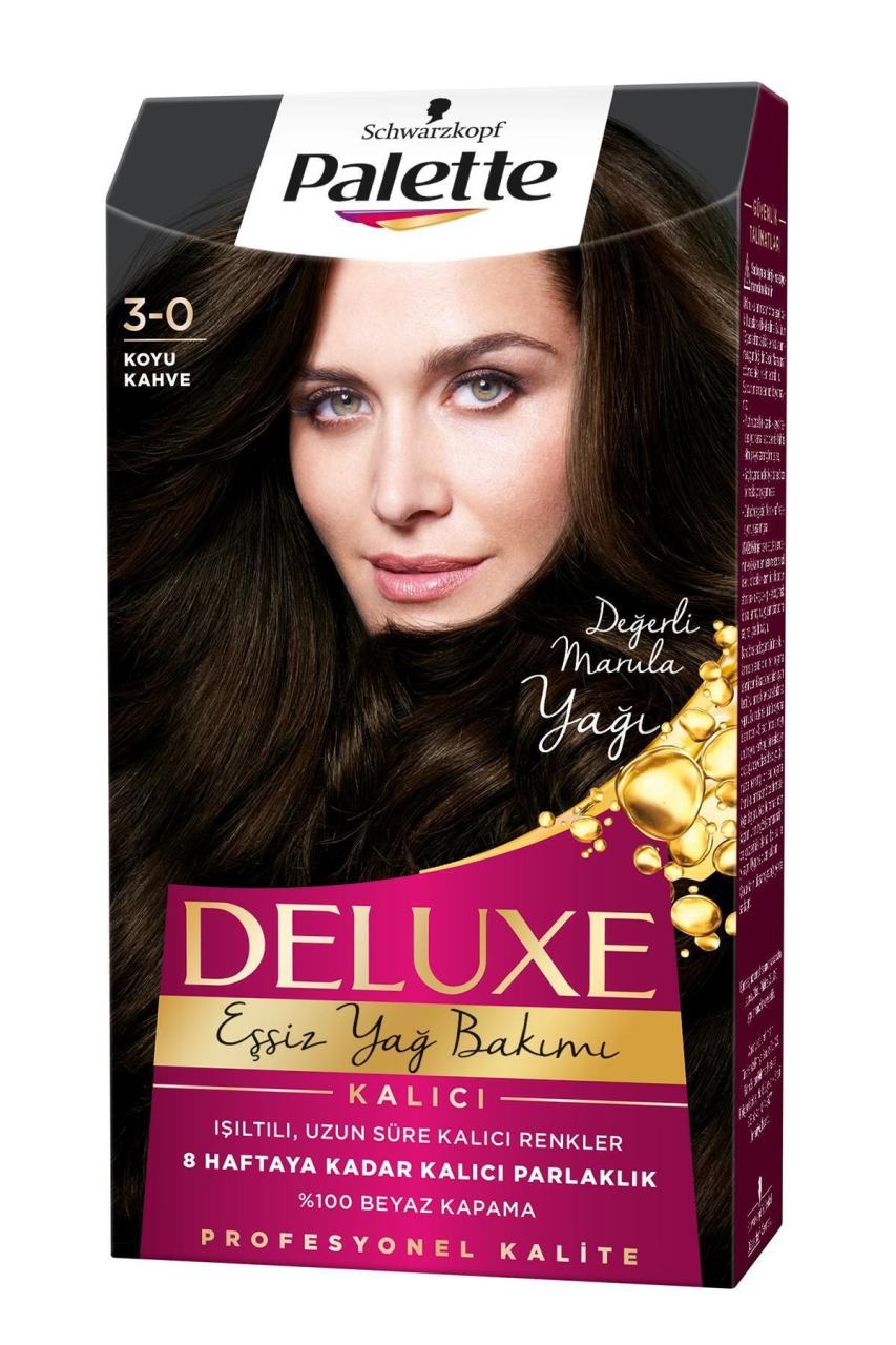 Palette Deluxe Koyu Kahve Saç Boyası 3-0
