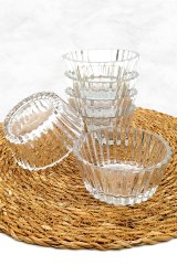 6lı Cam Kase Çerezlik Seti Sunumluk 180cc