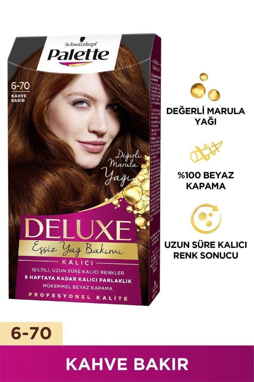 Palette Deluxe Kahve Bakır 6-70 Saç Boyası