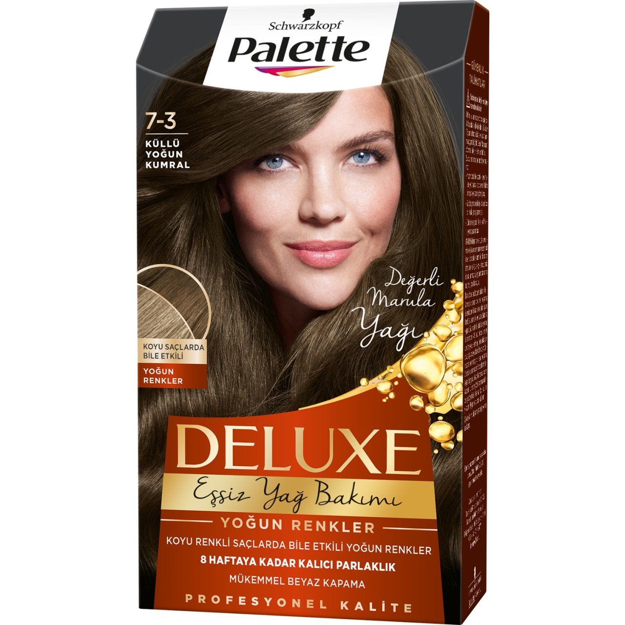 Palette Deluxe Yoğun Renkler 7-3 KÜLLÜ YOĞUN KUMRAL