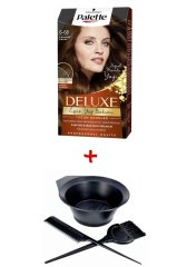 Palette Deluxe Saç Boyası 6-68 Karamel Kahve + Boyama Seti