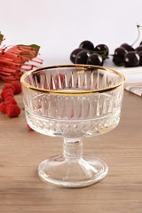 Paşabahçe 51749 Elysia Golden Touch Ayaklı Kase 2'li Yaldızlı
