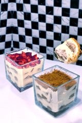 2li Magnolia Cup Kase Cam Magnolya Puding Tatlı Dondurma Kasesi Sunum Seti
