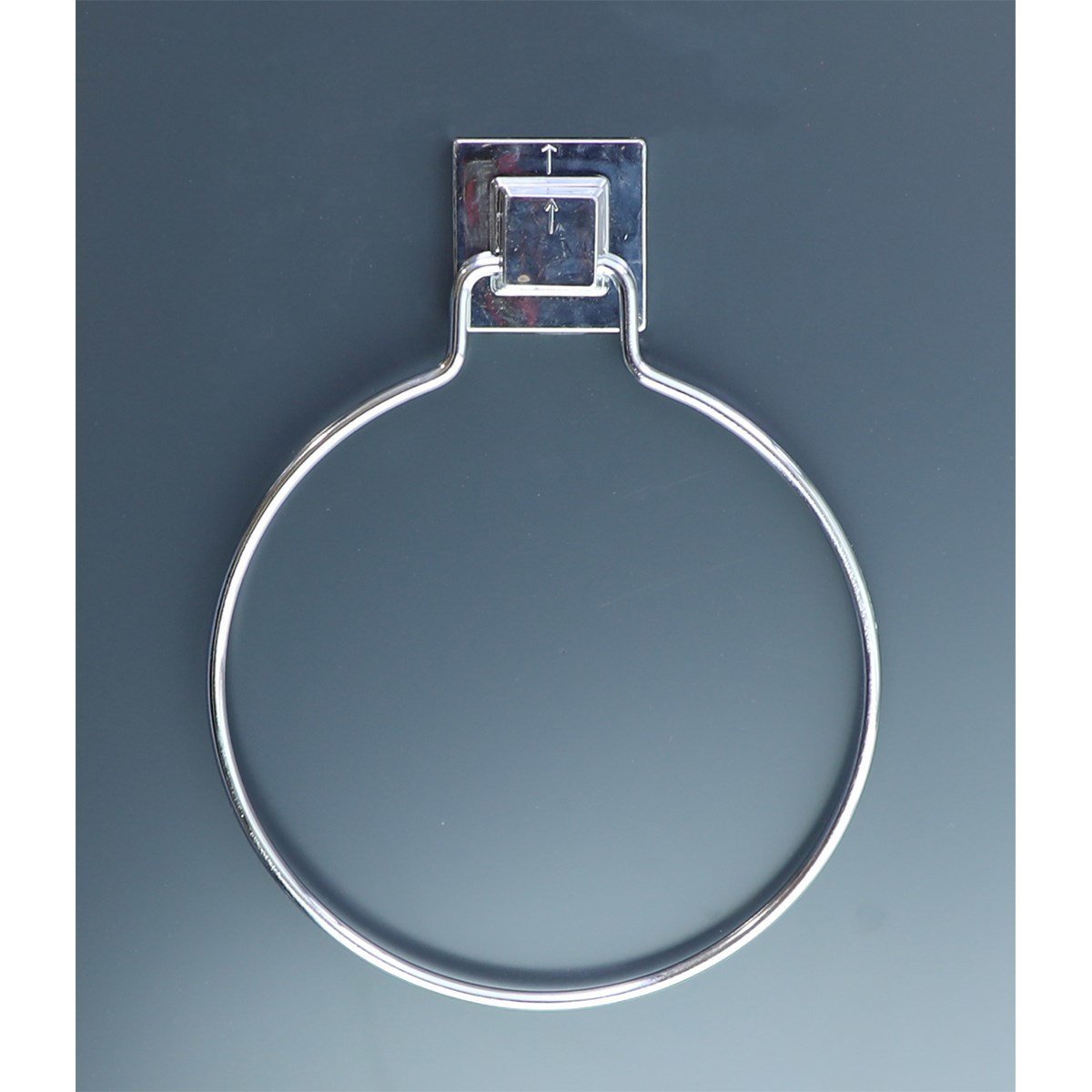 Vidasız Montaj Yapışkanlı Yuvarlak Havluluk Banyo Askısı