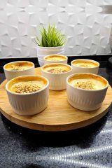 Porselen Lüx Sufle, Kek Fırın Kabı, Çerez ve Dondurma Kasesi 6lı Desenli 250ml