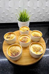 Porselen Lüx Sufle, Kek Fırın Kabı, Çerez ve Dondurma Kasesi 6lı Desenli 250ml
