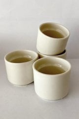 Porselen 4'lü Yumurtalık Fırına, Mikrodalgaya ve Şoka Dayanıklı