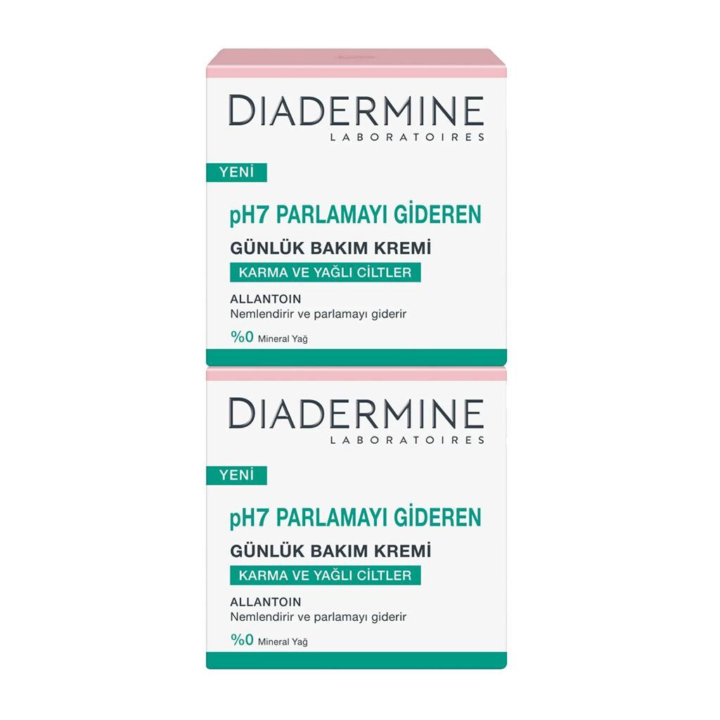 Diadermine Parlamayı Gideren Nemlendirici Bakım Kremi 2'li Set