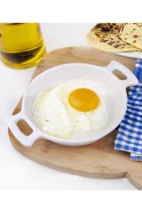 2 Adet Seramik Kulplu Meze Sahan Tabağı 15cm