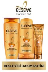 Elseve 6 Mucizevi Yağ Şampuan 450ml+Saç Kremi 360 Ml+Saç Güzelleştirici Krem 150ml