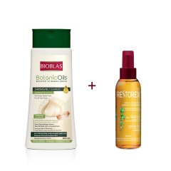 Restorex Argan Bakım Yağı 100ml+Bioblas Sarımsak Şampuan 300ml