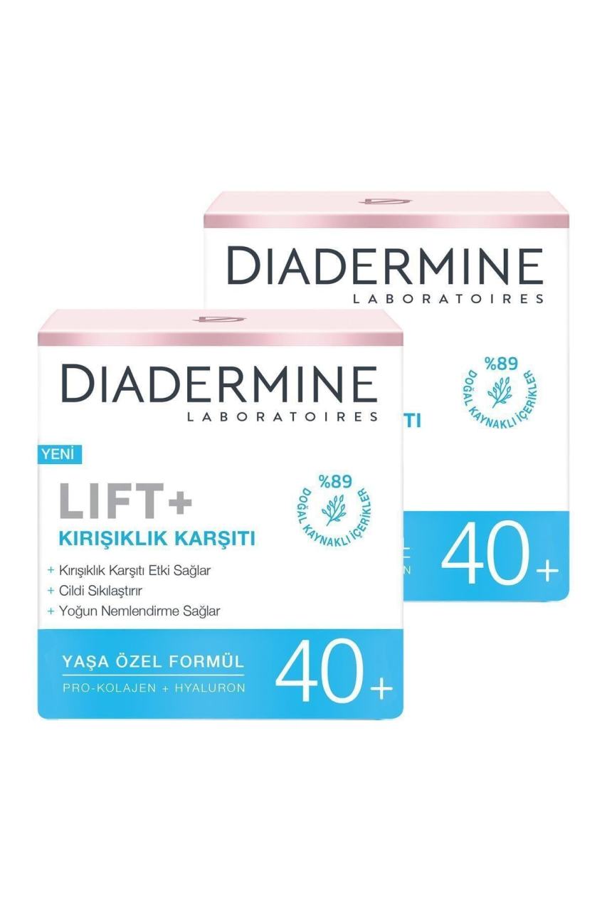 Diadermine Kırışıklık Karşıtı Lıft+ 40+Gündüz Kremi X 2 Adet