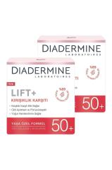 Diadermine Kırışıklık Karşıtı Lıft+ 50+Gündüz Kremi X 2 Adet
