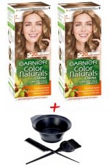 Garnier Color Naturals 7 Kumral Saç Boyası + Saç Boyama Seti