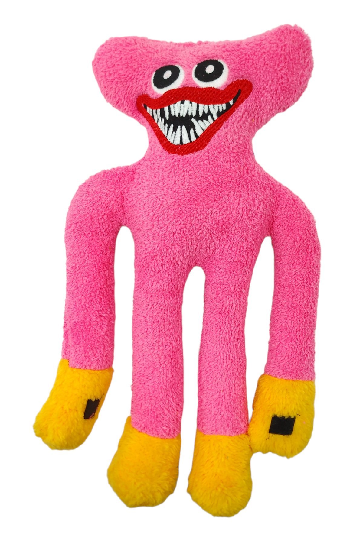 Huggy Wuggy Peluş Elleri Yapışkan Ayıcık Yastık 40cm Oyuncak Hugi Vugi Pembe