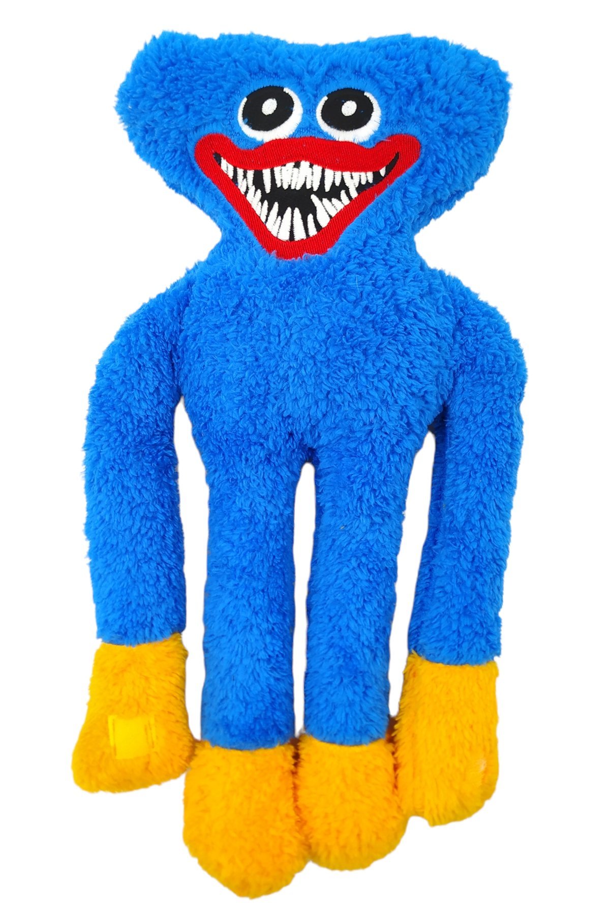 Huggy Wuggy Peluş Elleri Yapışkan Ayıcık Yastık 40cm Oyuncak Hugi Vugi Mavi