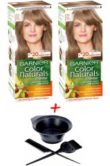 Garnier Color Naturals Saç Boyası 7.1 Küllü Kumral + Saç Boyama Seti