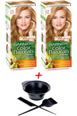 Garnier Color Nat 7.3 Fındık Kabuğu Saç Boyası + Saç Boyama Seti