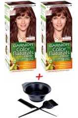 Garnier Color Çikolata Kahve Saç Boyası 5/52 + Saç Boyama Seti