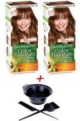 Garnier Color Saç Boyası Naturals 6.34 Altın Kumral + Saç Boyama Seti