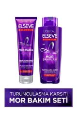 Elseve Color - Vive Silver Mor Şampuan 200 ml + Maske 150 ml
