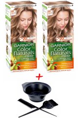 Garnier Color Saç Boyası Naturals 8N Doğal Açık Kumral + Saç Boyama Seti