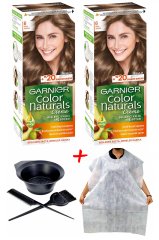 Garnier Color Naturals 6 Koyu Kumral Saç Boyası + Saç Boyama Önlüğü + Saç Boyama Seti