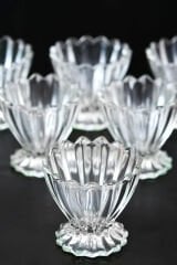 6'lı Cam Kase Çerezlik, Dondurmalık Tatlı Kasesi 180cc