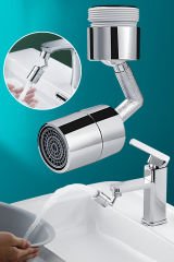 720 Derece Dönebilen Oynar Baslikli Tasarruflu Musluk Ucu Basliği Hareketli Musluk