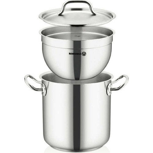 Korkmaz Proline Gastro Gıda Hazırlama Kabı 24 x 15 cm Çelik A2777