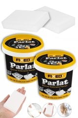 Fixed Parlat Mucize Temizleme Pastası 500 gr 2 Adet + Sihirli Sünger 2 Adet