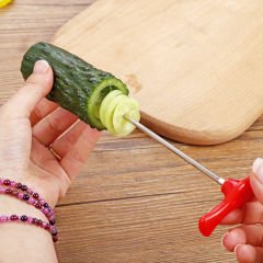 Sebze oyma bıçağı aracı spiral dilimleyici