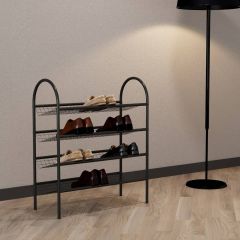 4 Raflı Metal Ayakkabılık Elite 4A 9021