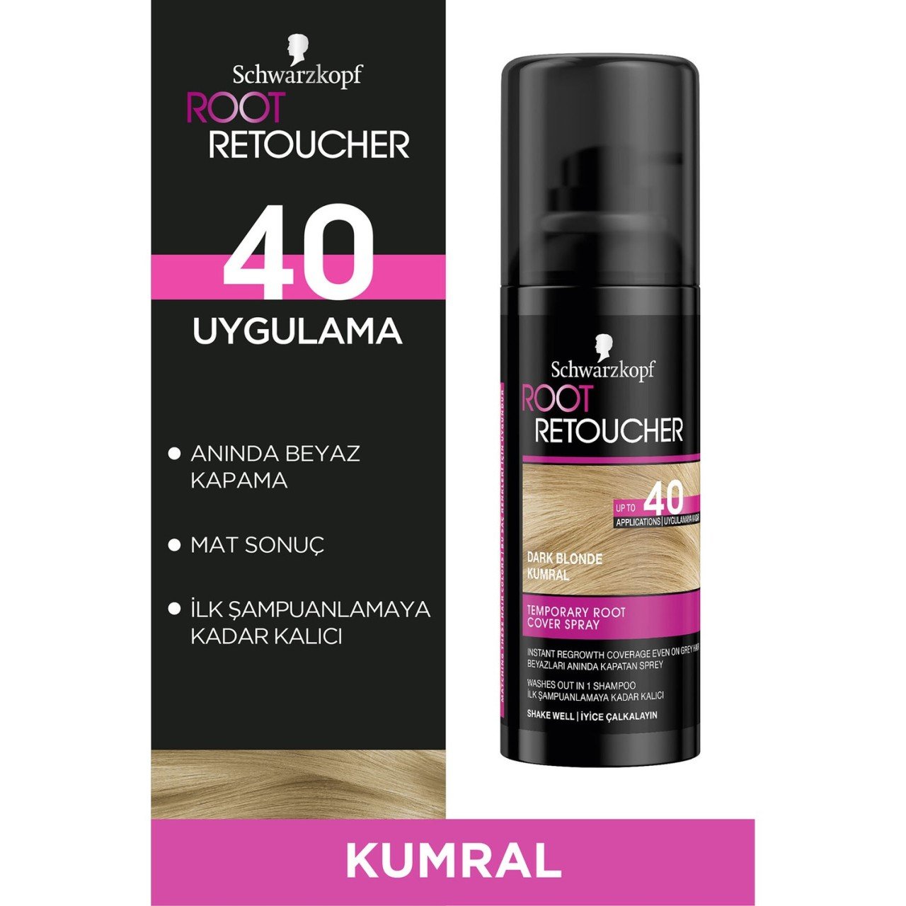 Schwarzkopf Root Retoucher Kumral 120ml