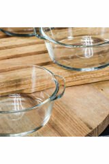 Kulplu Sosluk Çerezlik Reçellik Yuvarlak Kase Kahvaltılık 6 Adet 100cc