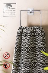 Duvar Askısı Kare Krom Havluluk Yapışkanlı Paslanmaz Metal